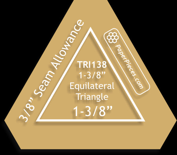 1-3/8" Equilateral Triangles
