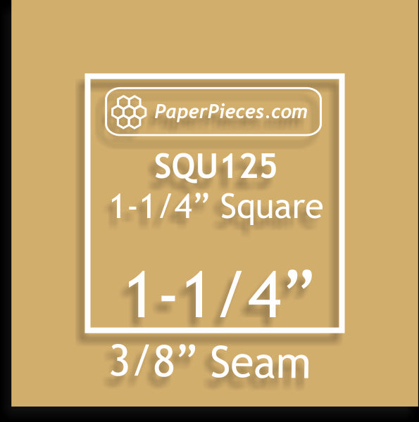 1-1/4" Squares