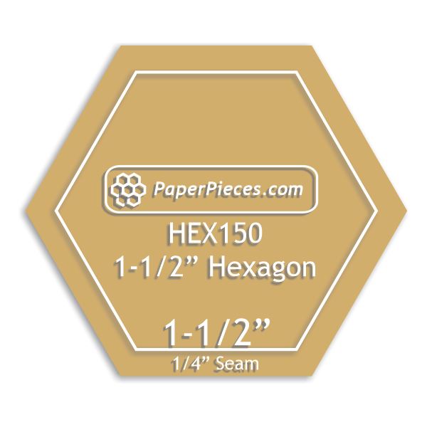 1-1/2" Hexagons