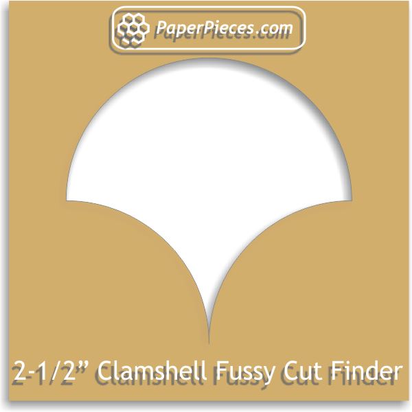 2-1/2" Clamshell Fussy Cut Finder
