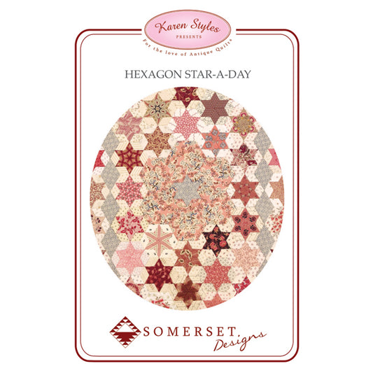 Hexagon Star-a-Day Pattern and Acrylic