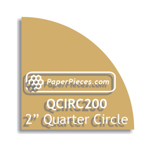 2" Quarter Circle