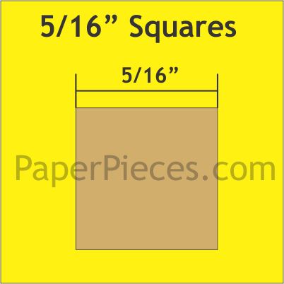 5/16" Squares