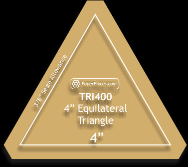 4" Equilateral Triangles