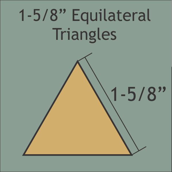 1-5/8" Equilateral Triangles