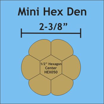 6 Petal Miniature Hexden
