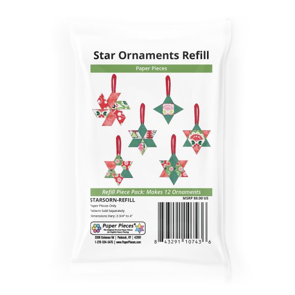 Star Ornaments by Paper Pieces