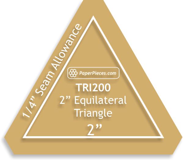 2" Equilateral Triangles