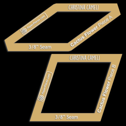 Cactus Flower Table Topper by Christina Cameli