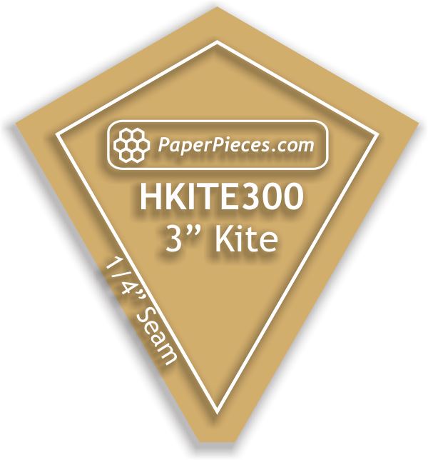 3" Hexagon Kites