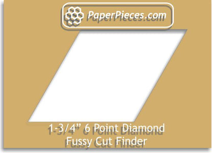 1-3/4" 6 Point Diamond Fussy Cut Finder
