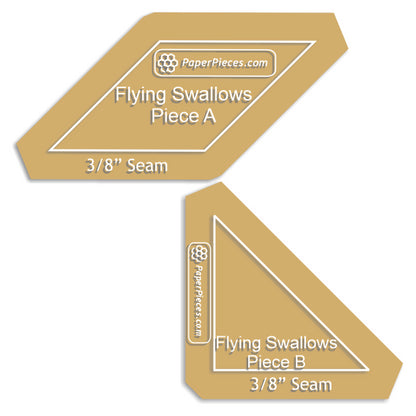 Flying Swallows by Paper Pieces®