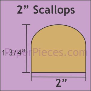 2" Scallops