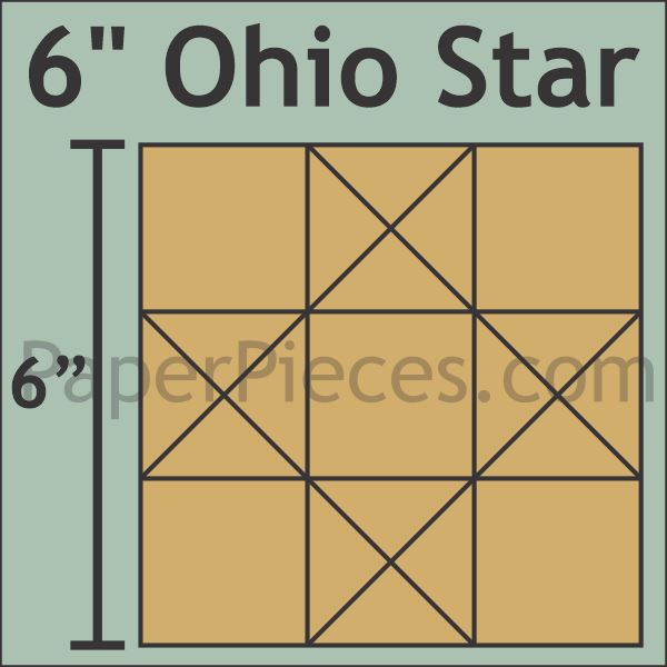 6" Ohio Star
