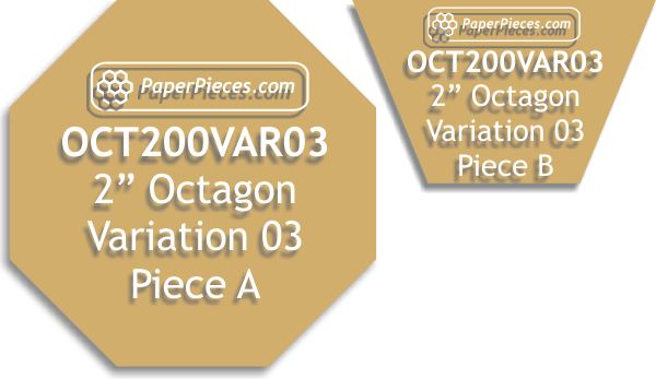 2" Octagon Block Variation 03