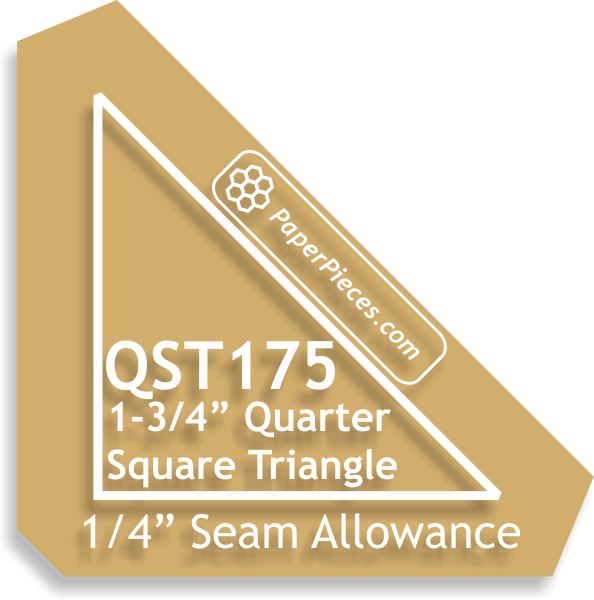 1-3/4" Quarter Square Triangles
