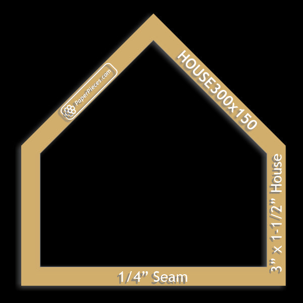 3" x 1-1/2" House