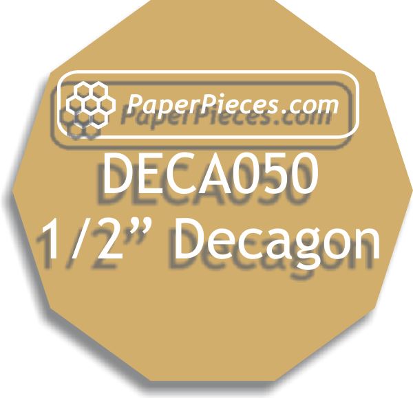 1/2" Decagon