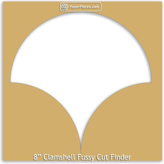 8" Clamshell Fussy Cut Finder