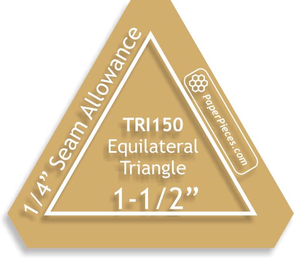 1-1/2" Equilateral Triangles