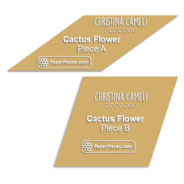 Cactus Flower Table Topper by Christina Cameli