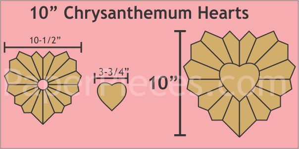 10" Chrysanthemum Heart