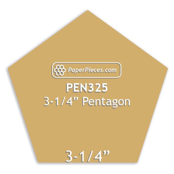 3-1/4" Pentagon