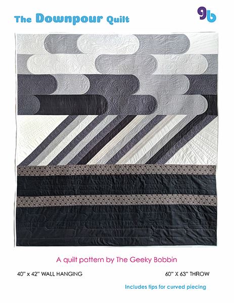 The Downpour Quilt Pattern by The Geeky Bobbin