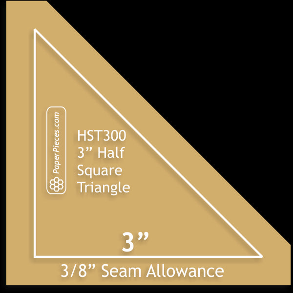 3" Half Square Triangles