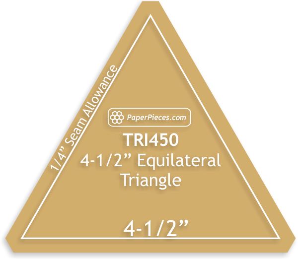 4-1/2" Equilateral Triangles