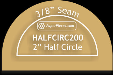 2" Half Circles