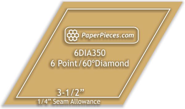 3-1/2" 6 Point Diamonds