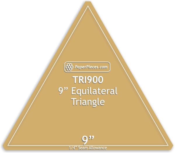 9" Equilateral Triangles