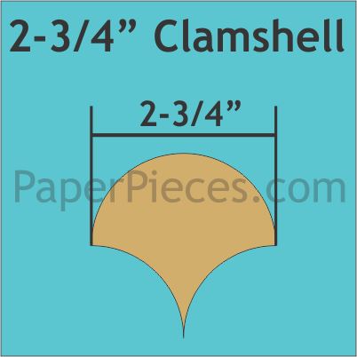 2-3/4" Clamshell