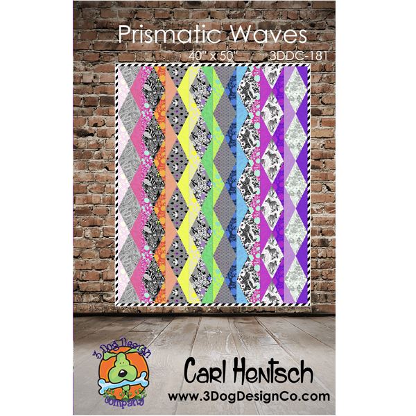 Prismatic Waves by Carl Hentsch of 3 Dog Design Co.