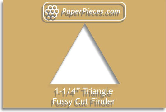 1-1/4" Equilateral Triangle Fussy Cut Finder