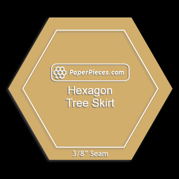 Hexagon Tree Skirt by Paper Pieces®