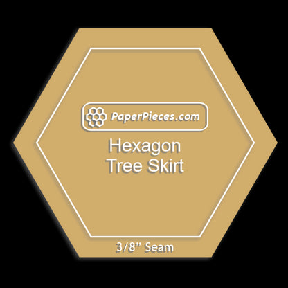 Hexagon Tree Skirt by Paper Pieces®
