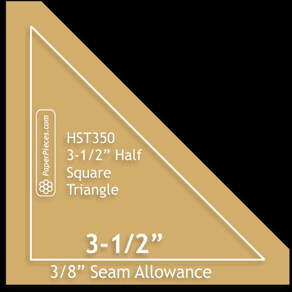 3-1/2" Half Square Triangles