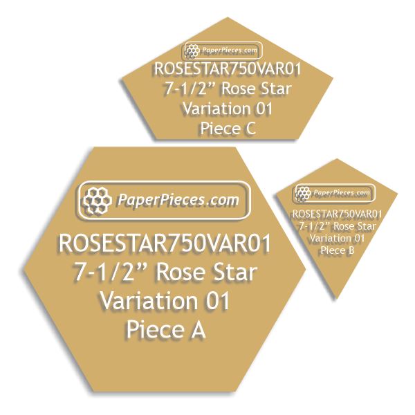 7-1/2" Rose Star Variation 01