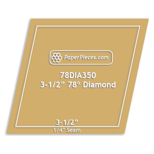 3-1/2" 78 Degree Diamond
