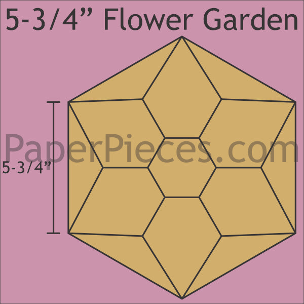5-3/4" Flower Garden
