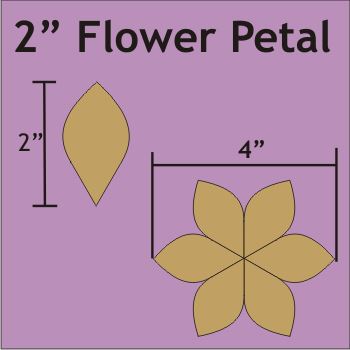 2" Flowers Petal