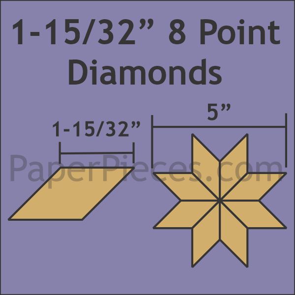 1-15/32" 8 Point Diamond