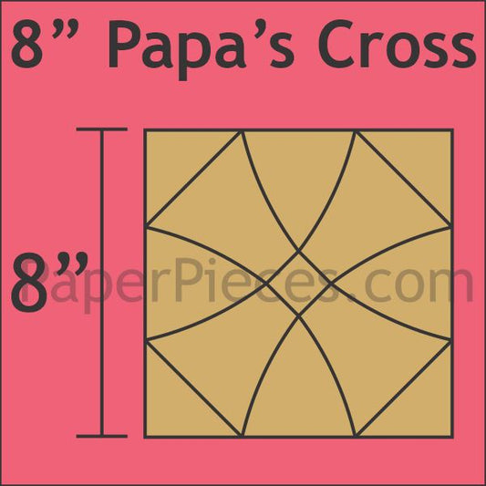 8" Papa's Cross