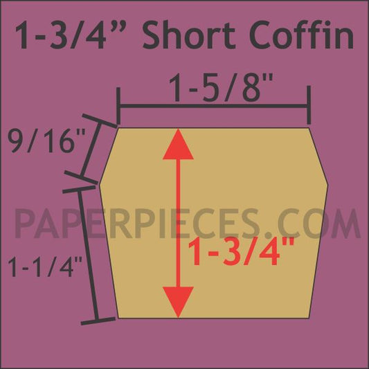 1-3/4" Short Coffins