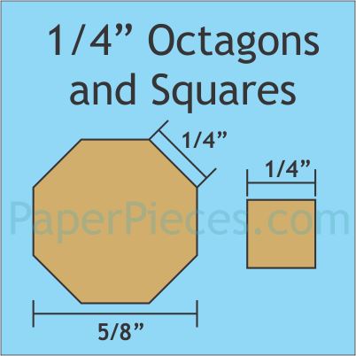 1/4" Octagons