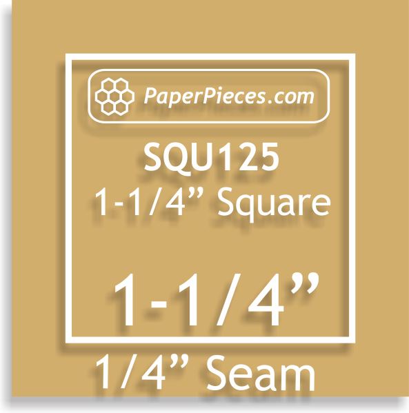 1-1/4" Squares